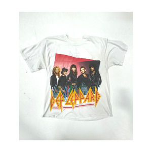 VTG Def Leppard Hysteria Tour Shirt Single Stitch 1987-88 Made In USA Vintage